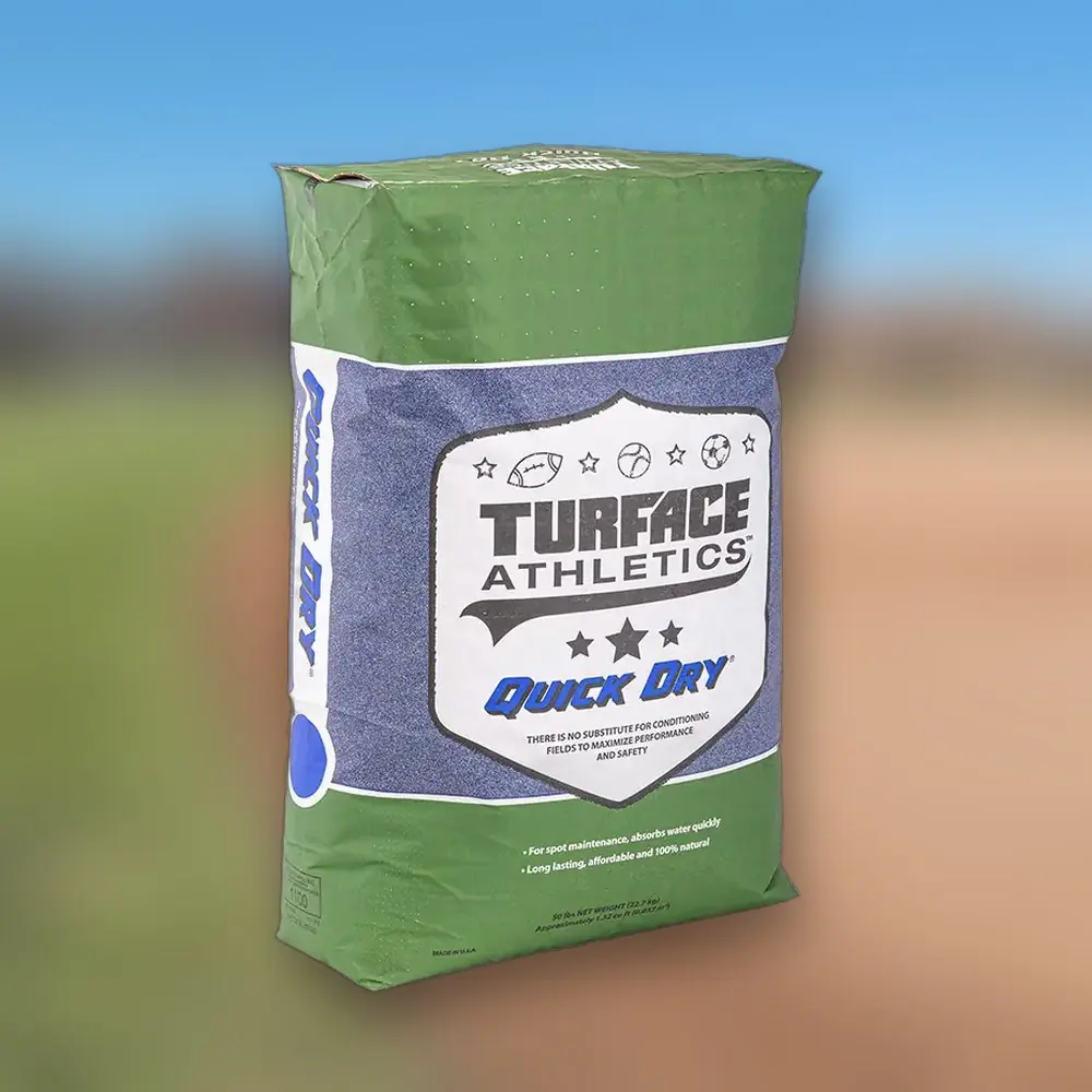 Bag of Turface Quick Dry drying agent, serving Dayton, OH